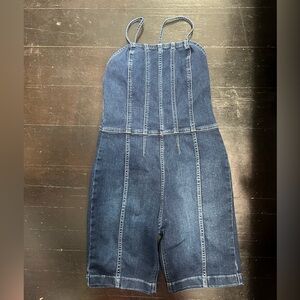 We The Free Denim Jumpsuit - Blue